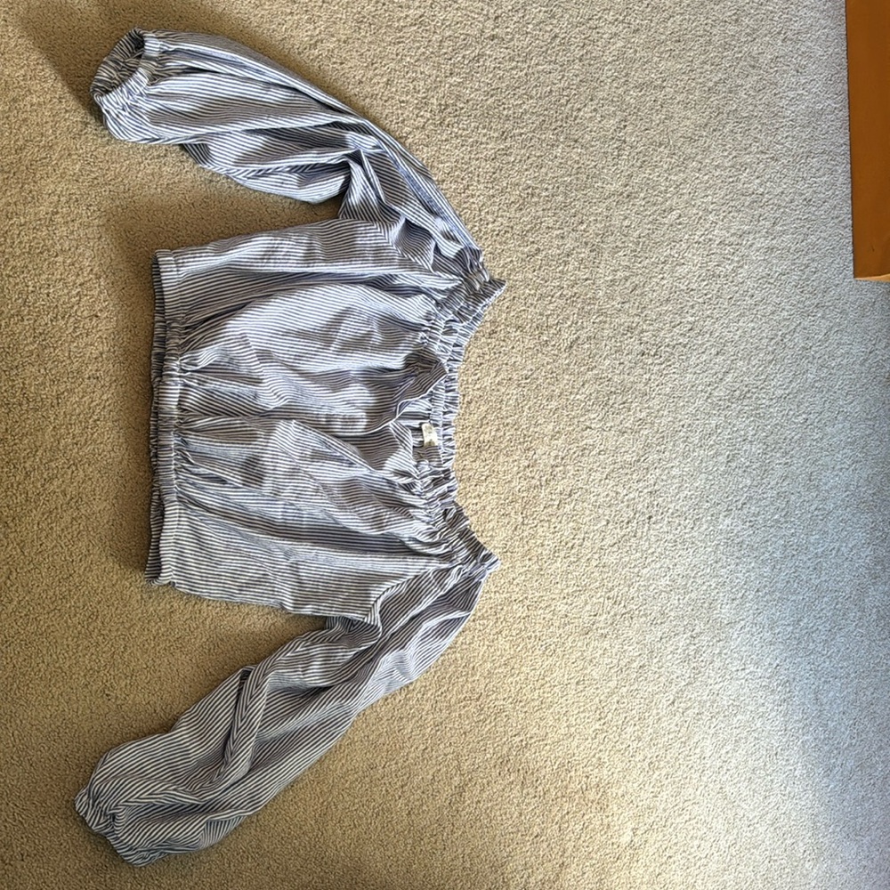 Long sleeve cropped top